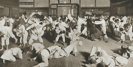 Randori at the early Kodokan 1913