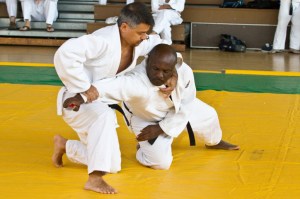 Wayne Stone and Karl Tamai perform Kime No Kata