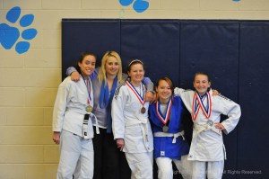 Team Moxie Coach Jani Palmer and her team from Frederick Fight Club