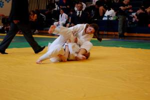 Setting up for Juji Gatame