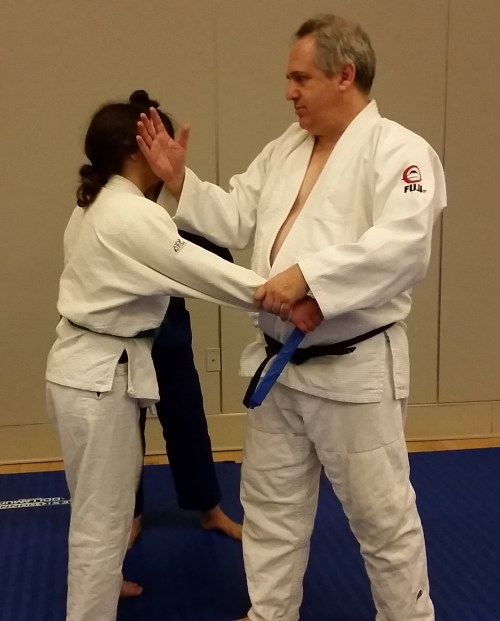 Sensei Terence helps out