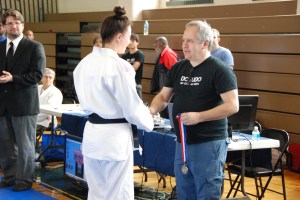 Benedicte Merle (Tohoku) travelled from Boston to compete