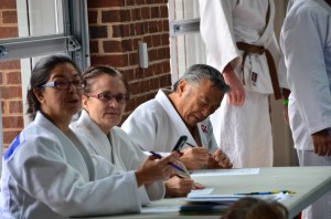 Judges (and clinicians) Diane Jackson, Karen Whilden, and Edwin Takemori