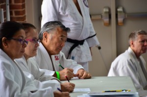 The judges watch carefully