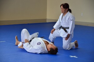 Miki Takemori graciously volunteered to do Katame No Kata with John Fay at the last moment. 
